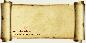 Tamara Pavić vizit kartica